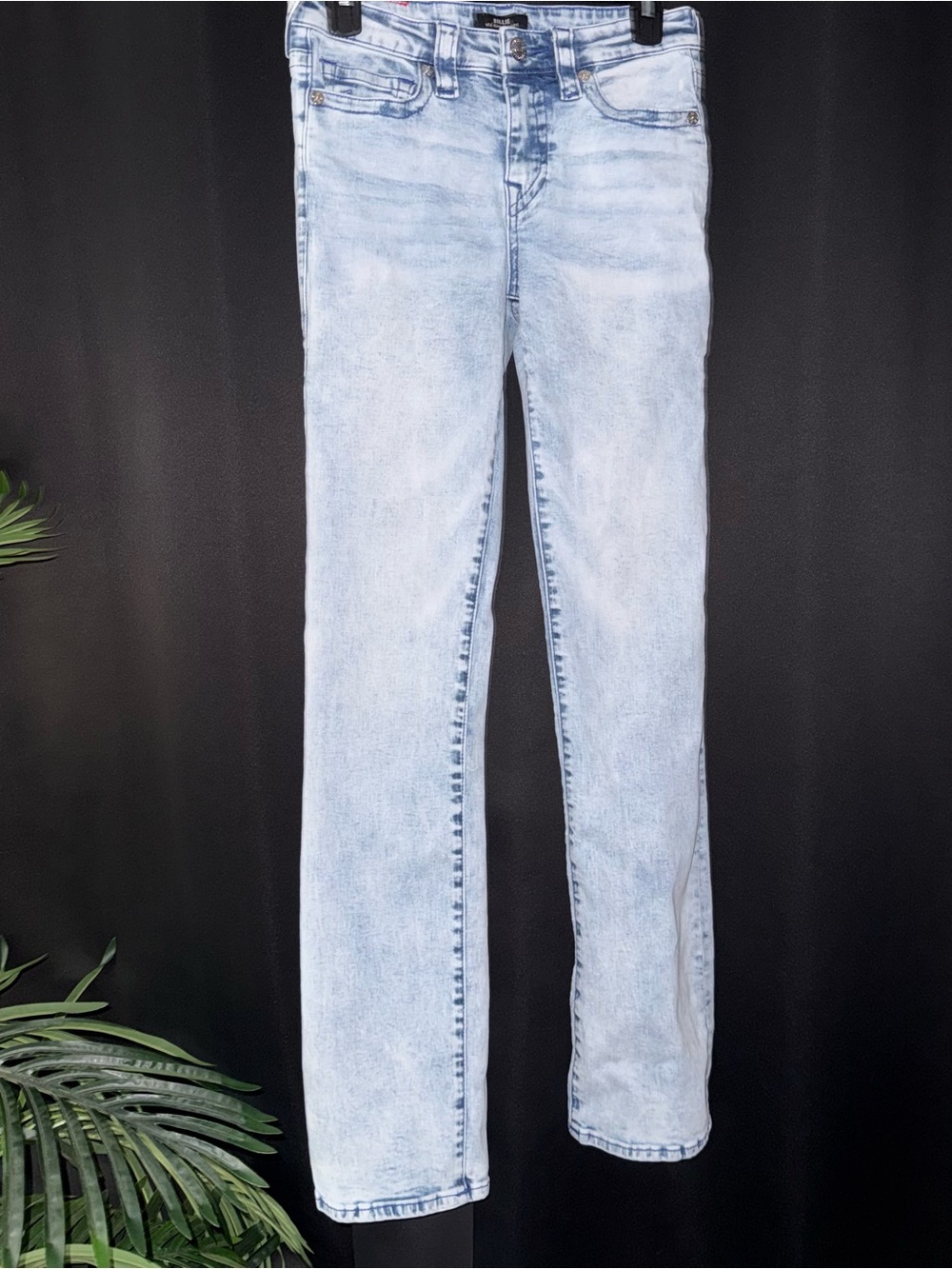 True Religion Billie Mid Rise Straight Jeans Size 27